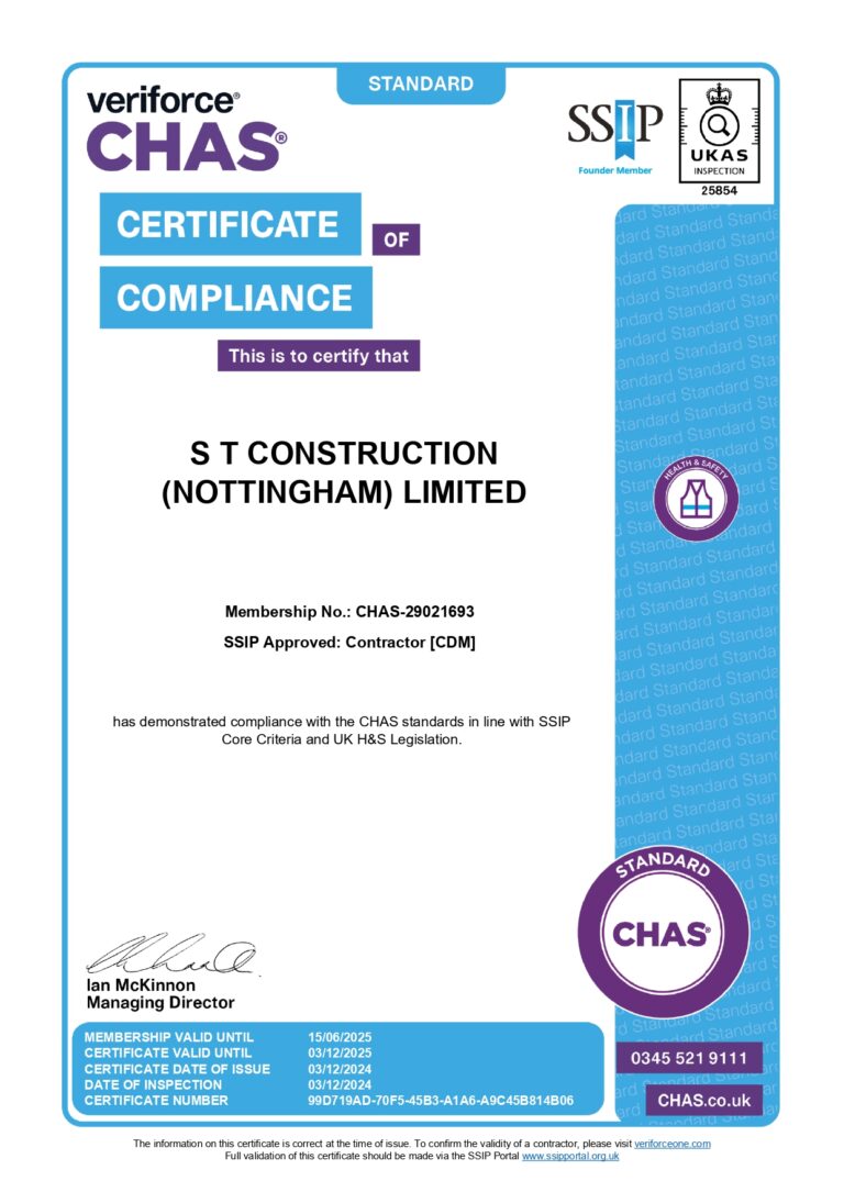 CHAS Certificate